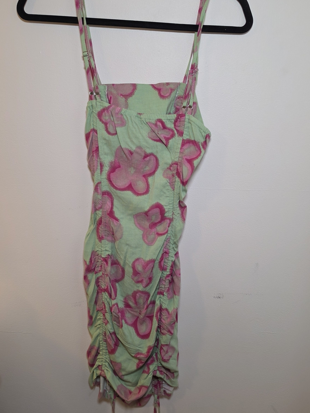 Target Mint Mini Dress with Pink Floral Print